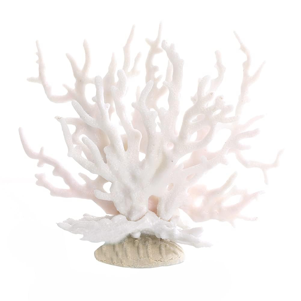 Branches de corail Garvee, ornements en imitation corail pour aquariums et bassins, noir