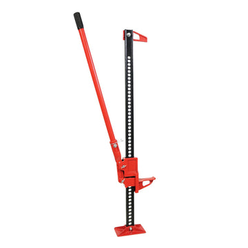 Garvee Cric agricole haute levée 122 cm en acier, capacité 3 tonnes, cric tout-terrain bleu pour 4 × 4, levage, traction et dépannage agricole