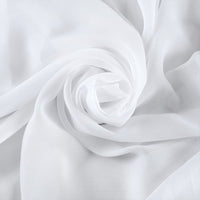 Arche de mariage Garvee en mousseline de soie de haute qualité, drapée en tulle doux, 60 x 550 cm, blanche, pour mariages et fêtes