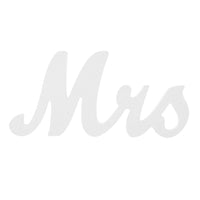 Décorations de mariage Garvee Mr  Mrs : lettres en bois rustiques blanches à poser, pour la table des mariés, accessoires photo d'anniversaire