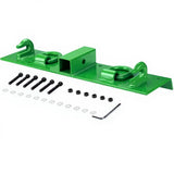 Garvee crochets de préhension pour tracteur compact, crochet à boulonner, acier 6,3 mm épaisseur, compatible 5,1 cm récepteur, usage agricole, orange - Vert