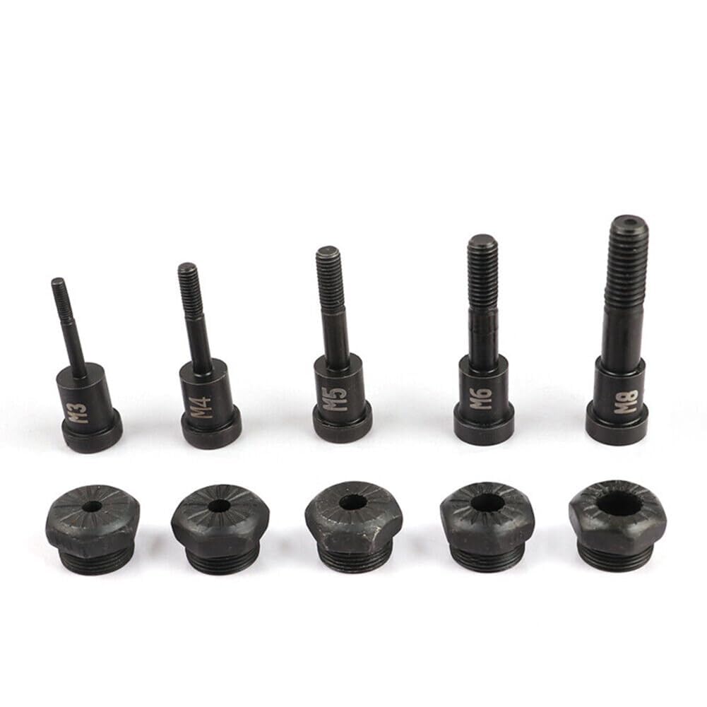 Garvee Accessoire pour riveteuse électrique sans fil M3-M8 avec adaptateur pour perceuse sans fil Rouge