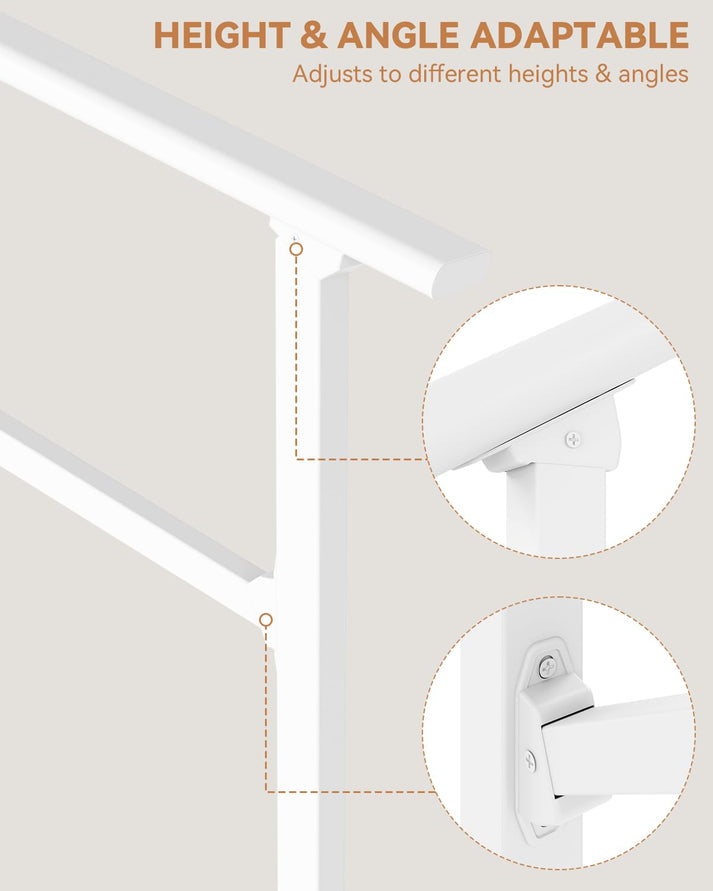 Installation simple de rampe d’escalier extérieure