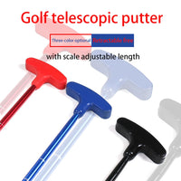 Putter de golf Garvee Mini Putter de golf rétractable pour golfeurs droitiers et gauchers 53-93 cm Bleu