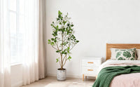 Arbres artificiels Garvee, lot de 2, faux arbres d'intérieur, faciles d'entretien, durables, en plastique, pour la maison et le bureau, vert réaliste