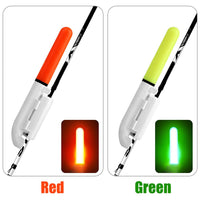 Garvee Lot de 5 bâtons lumineux de pêche à LED, étanches, fonctionnant sur piles, indicateur de touche type 425 pour la pêche de nuit