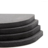 Garvee Patins anti-vibrations lot de 4 en EVA antidérapant, pour lave-linge et sèche-linge, noirs