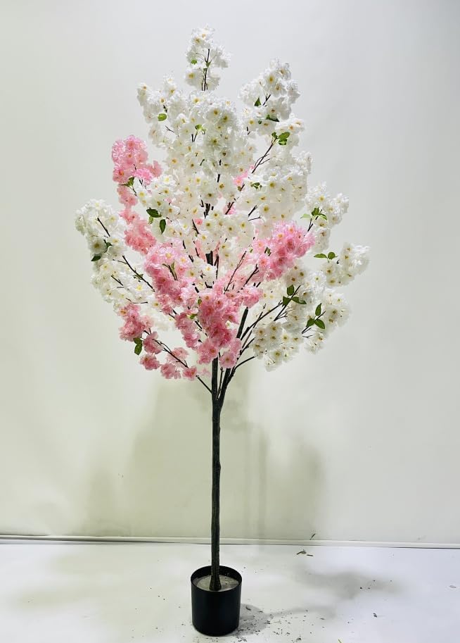 Arbre artificiel Garvee de 1,5 m (5 pi) pour intérieur, réaliste, sans entretien, décoration polyvalente, vert, pour la maison ou le bureau
