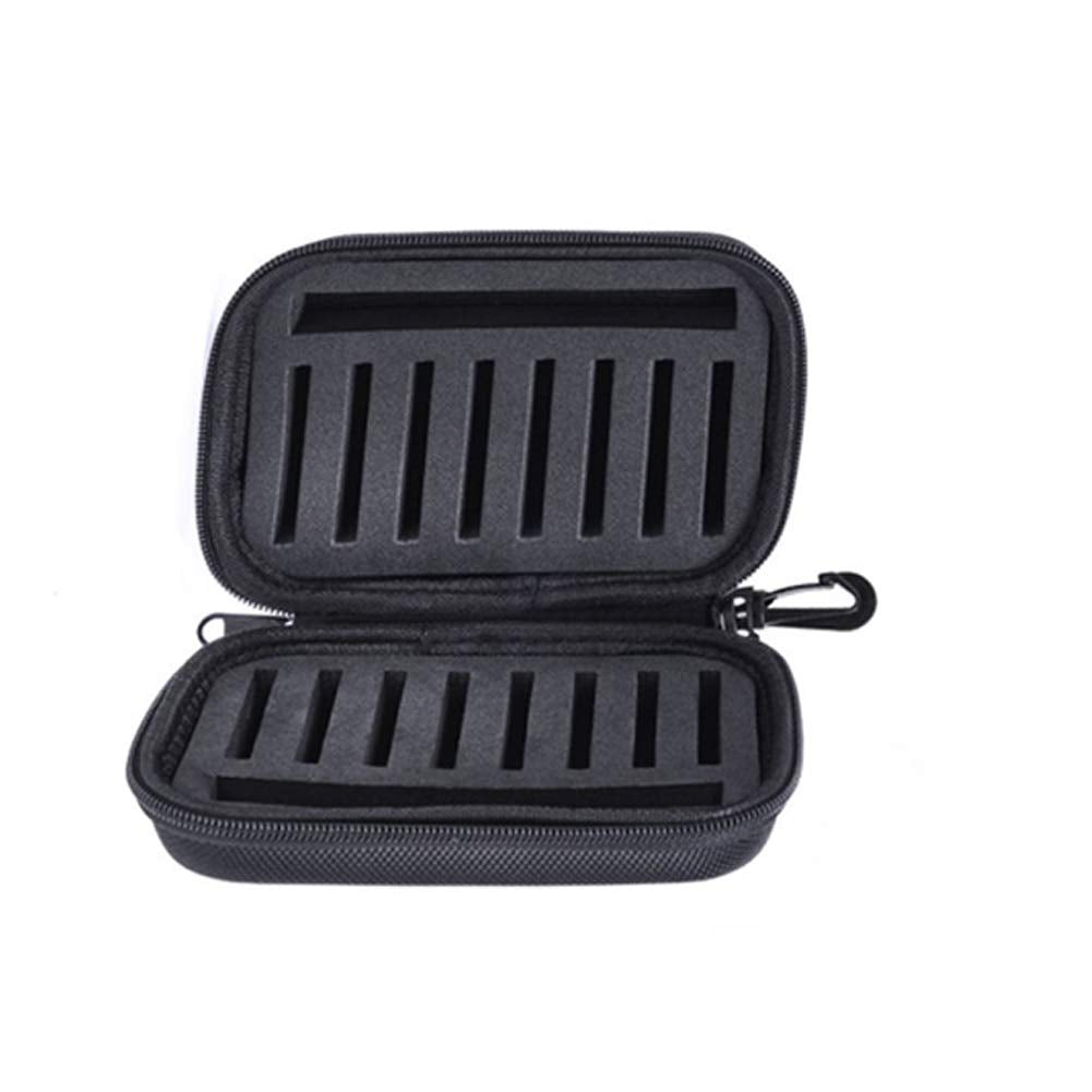 Ensemble de 16 leurres de pêche Garvee avec sac, palettes rotatives lumineuses, noyau en mousse durable, pour la truite et la perche, noir, eau douce et eau salée