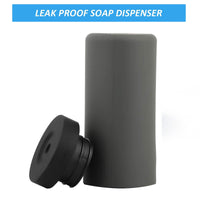 Distributeurs de savon rechargeables Garvee (lot de 2) pour la cuisine et la salle de bain, à pression, gris, pratiques et modernes