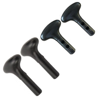 Poignées de pagaie Garvee (lot de 2) en forme de T pour kayak et SUP, ergonomiques, en PVC, de rechange, noires