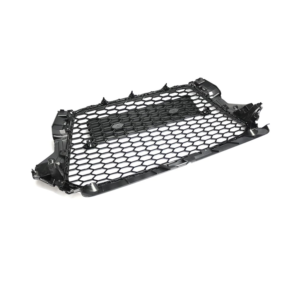 Calandre de pare-chocs avant Garvee, motif nid d'abeille, pour Audi A3 et S3 (2013-2015), matériau robuste, noir.