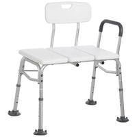 Garvee Banc de transfert pour baignoire 136 kg, réglable avec dossier et accoudoirs rembourrés, cadre en aluminium antidérapant pour salle de bain