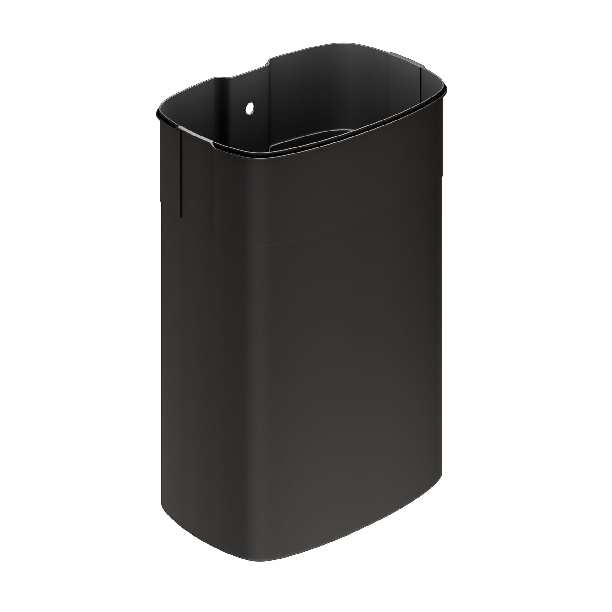 Poubelle de cuisine Garvee 50 L (13 gal) en métal avec couvercle, fermeture amortie, pédale, blanche, poignée ergonomique, compacte, idéale pour la cuisine et le bureau.