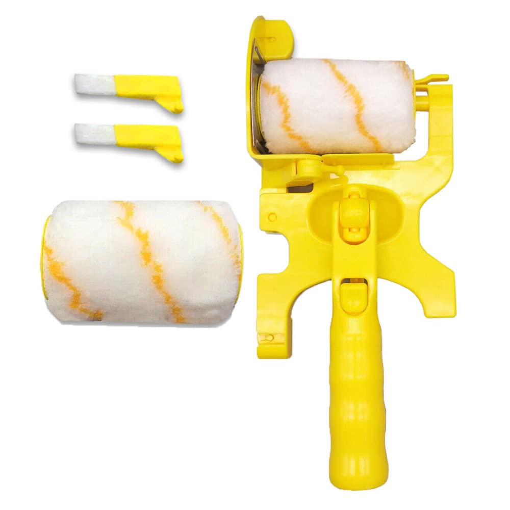 Rouleau à peinture Garvee pour bordures, multifonctionnel, acrylique et ABS, pour murs, plafonds et angles, 30,5 x 12,7 x 6,4 cm, ergonomique