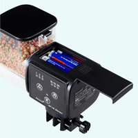 Distributeur automatique de nourriture GARVEE pour poissons rouges, minuterie et contrôle des portions, étanche, accessoire pour aquarium, aquariums d'eau douce, plastique