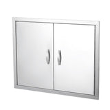 Garvee Porte d'accès pour barbecue 91,4 x 53,3 cm, double, en acier inoxydable 304 tous temps, pour cuisine extérieure