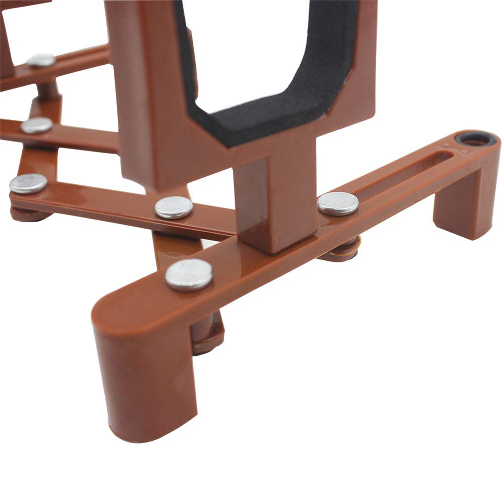 Support d'instrument de musique portable et pliable Garvee avec porte-archet de violon, léger, robuste et pliable pour la scène et les voyages.