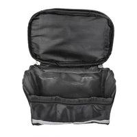 Panier de vélo pliable Garvee, grande capacité, bandes réfléchissantes, amovible, matériau robuste, polyvalent, idéal pour les trajets domicile-travail, le camping et le shopping, bleu