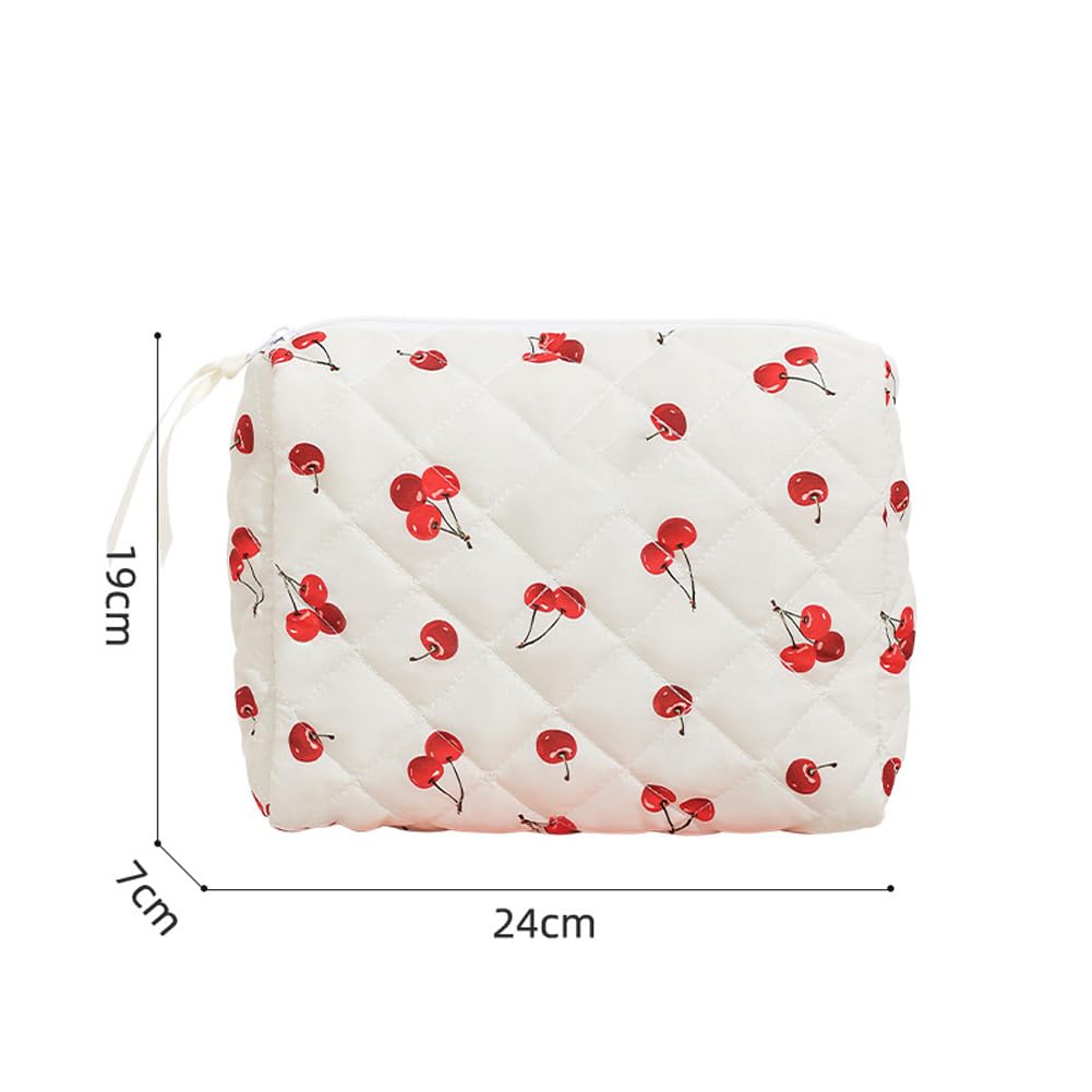 Ensemble de 3 trousses de toilette matelassées Garvee en nylon, grand format, idéales pour les voyages et le quotidien, légères et polyvalentes.