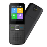 Garvee Traducteur intelligent T10, 137 langues, traduction de photos, Wi-Fi, hors ligne, noir, portable, idéal pour les voyages et les affaires - Noir