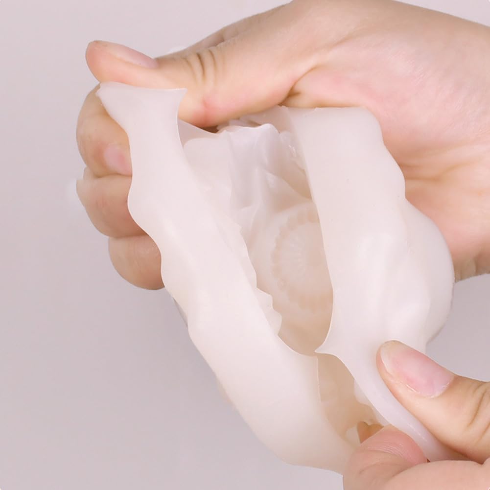 Moule en silicone 3D Lotus Garvee pour cupcakes, chocolat, flexible, apte au contact alimentaire, pour bougies, savon, résine, pâtisserie, loisirs créatifs ZW-319