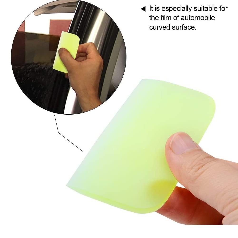 Kit de 3 pièces Garvee pour éliminer les rayures de voiture : gomme de silicone TPU flexible et protectrice pour le nettoyage et la protection de la peinture.
