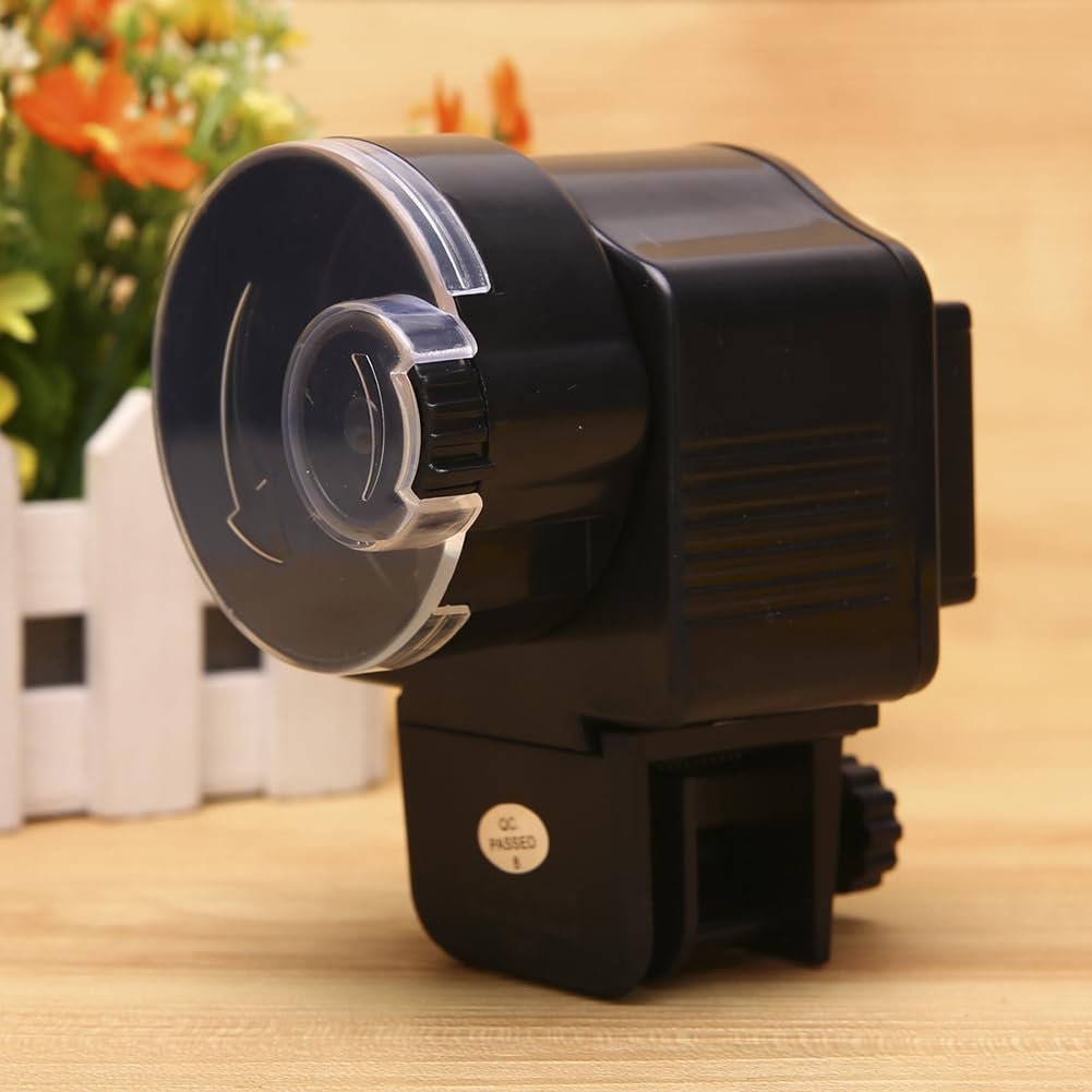 Distributeur automatique de nourriture pour poissons Garvee, réglable, à piles (piles non incluses), pour aquariums