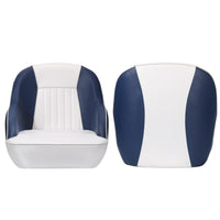Siège baquet capitaine Garvee pour bateau ponton, en vinyle marin, construction stable et confortable, 49,5 cm (H) x 55,9 cm (L) x 54,6 cm (P).