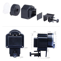 Distributeur automatique de nourriture pour poissons Garvee, réglable, à piles (piles non incluses), pour aquariums