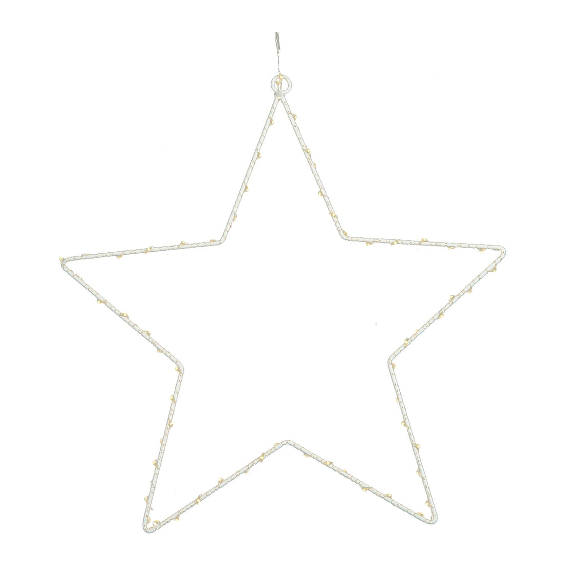 Guirlande lumineuse Garvee Star à LED blanc chaud, fonctionne sur piles, pour chambre et jardin, 31 x 33 cm, lumière douce
