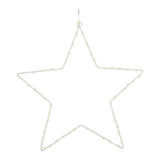 Guirlande lumineuse Garvee Star à LED blanc chaud, fonctionne sur piles, pour chambre et jardin, 31 x 33 cm, lumière douce