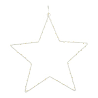 Guirlande lumineuse Garvee Star à LED blanc chaud, fonctionne sur piles, pour chambre et jardin, 31 x 33 cm, lumière douce