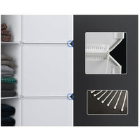 Organiseur amovible Garvee pour placards, tiroir télescopique pour cuisine, 20 cm L x 43 cm P x 7 cm H, sans perçage, pour la maison et la cuisine, blanc