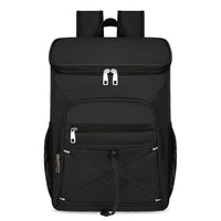 Sac à dos isotherme Garvee 25L étanche, léger, avec doublure réfléchissante en aluminium, idéal pour les pique-niques et la randonnée (32 x 15 x 44 cm, noir).