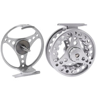 Moulinet de pêche à la mouche Garvee 2+1BB en aluminium CNC, fonctionnement fluide et précis, pour la truite, le brochet et la carpe, couleur argent.