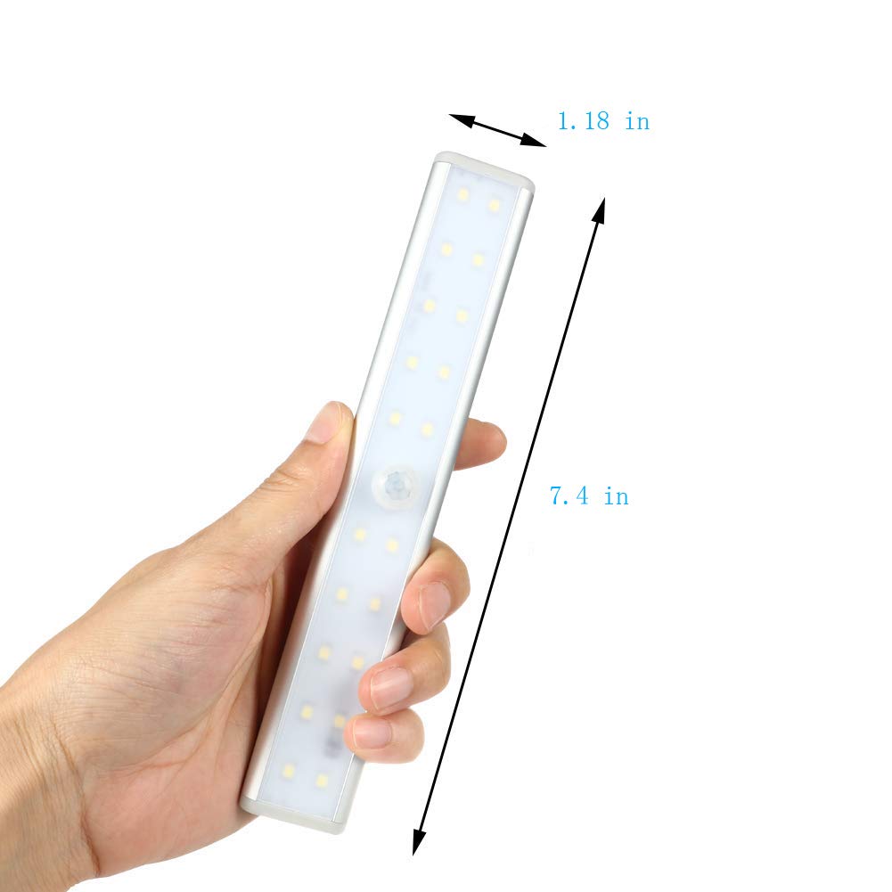 Lot de 3 lampes rechargeables Garvee pour sous-meubles avec télécommande, pour cuisine et placards, 140 lm, intensité variable, magnétiques, blanches