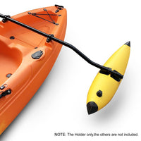Garvee Marine Stabilisateur de bateau, kayak, canoë, support de moteur, clip de rechange pour mât, noir, sports nautiques