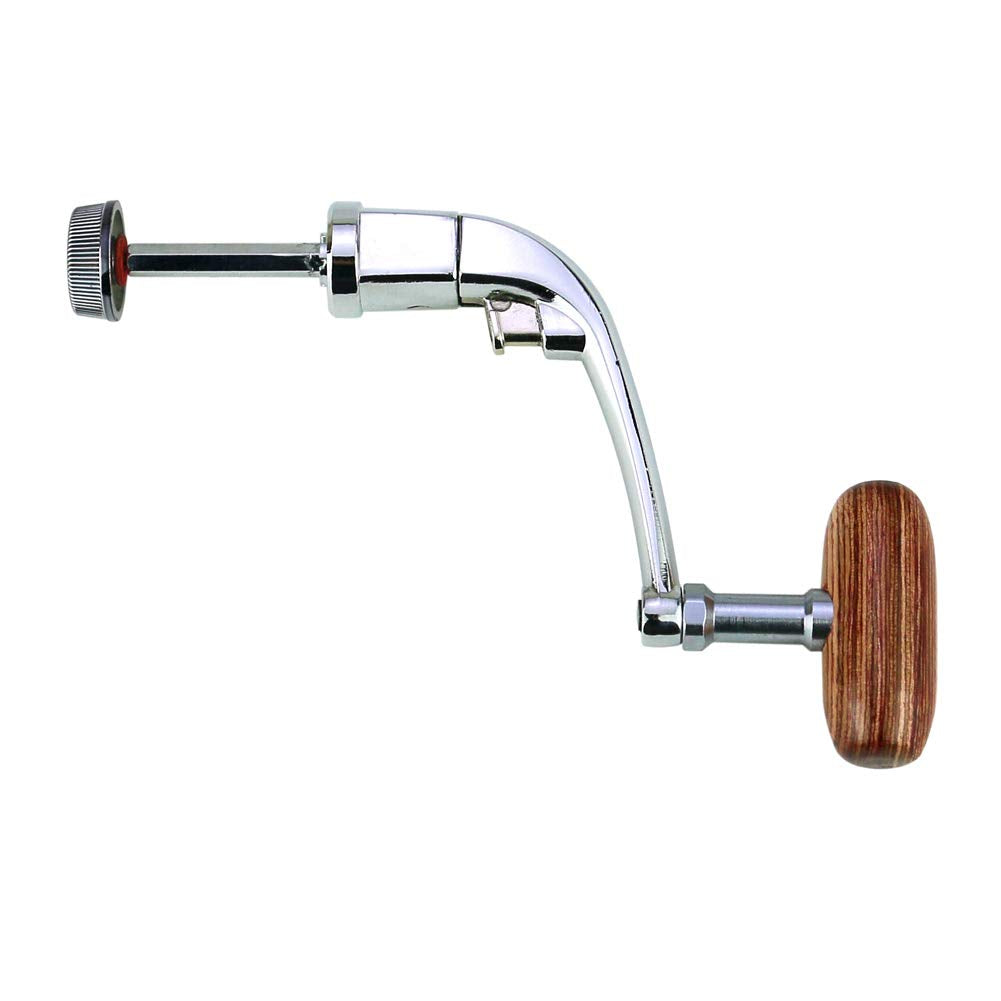 Moulinet de pêche universel Garvee avec poignée en métal, moulinet pliable pour la pêche en mer, léger et durable, robuste