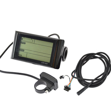 Compteur de vitesse électronique Garvee SW900 avec écran LCD, étanche, pour vélos et scooters électriques, urbain, compact, noir