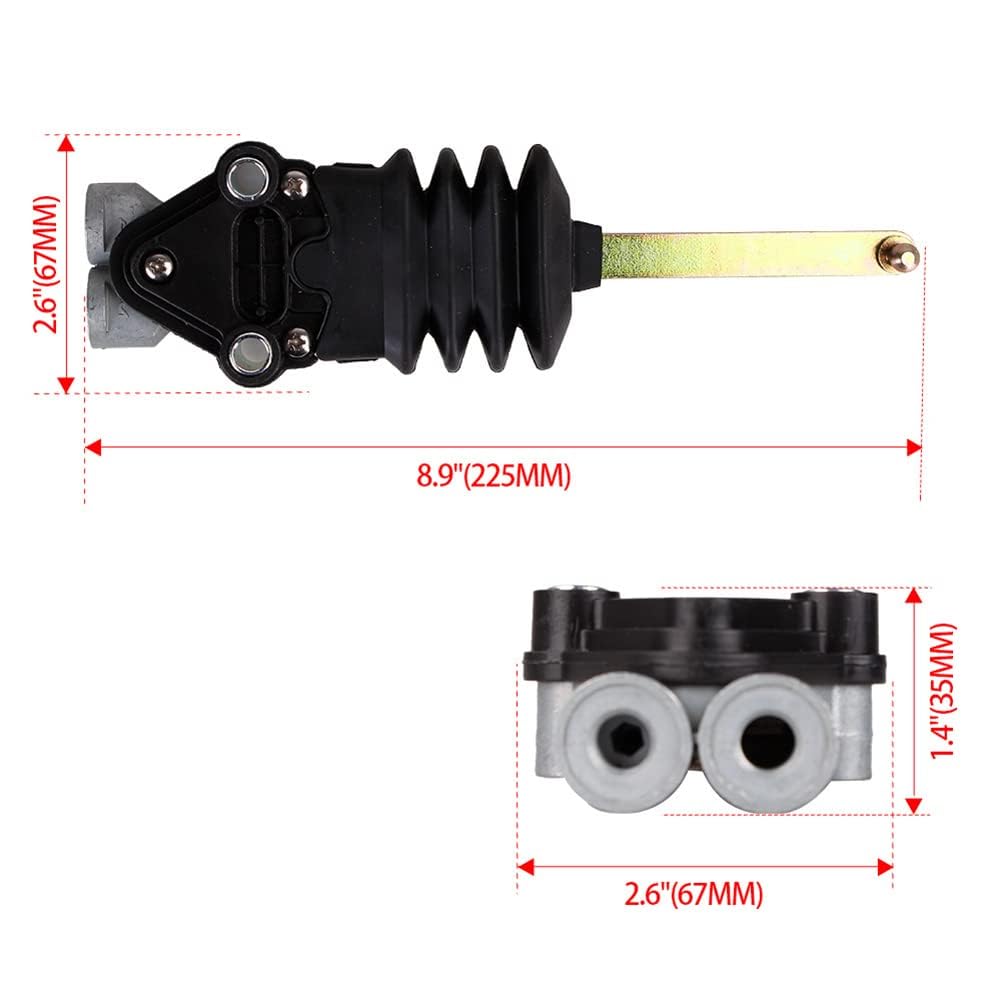 Valve de réglage de pression et de hauteur Garvee pour suspension pneumatique, en plastique et métal, pour camions et autobus, référence d'origine 4640070020, résistante à l'usure