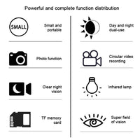 Monoculaire de vision nocturne Garvee 4K HD avec infrarouge 850 nm pour la surveillance extérieure, photos 36 MP, batterie au lithium, longue portée