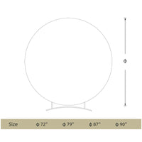 Arche de mariage ronde GARVEE, 2 m, housse élastique jaune, idéale pour les photos, les fêtes et les baby showers.