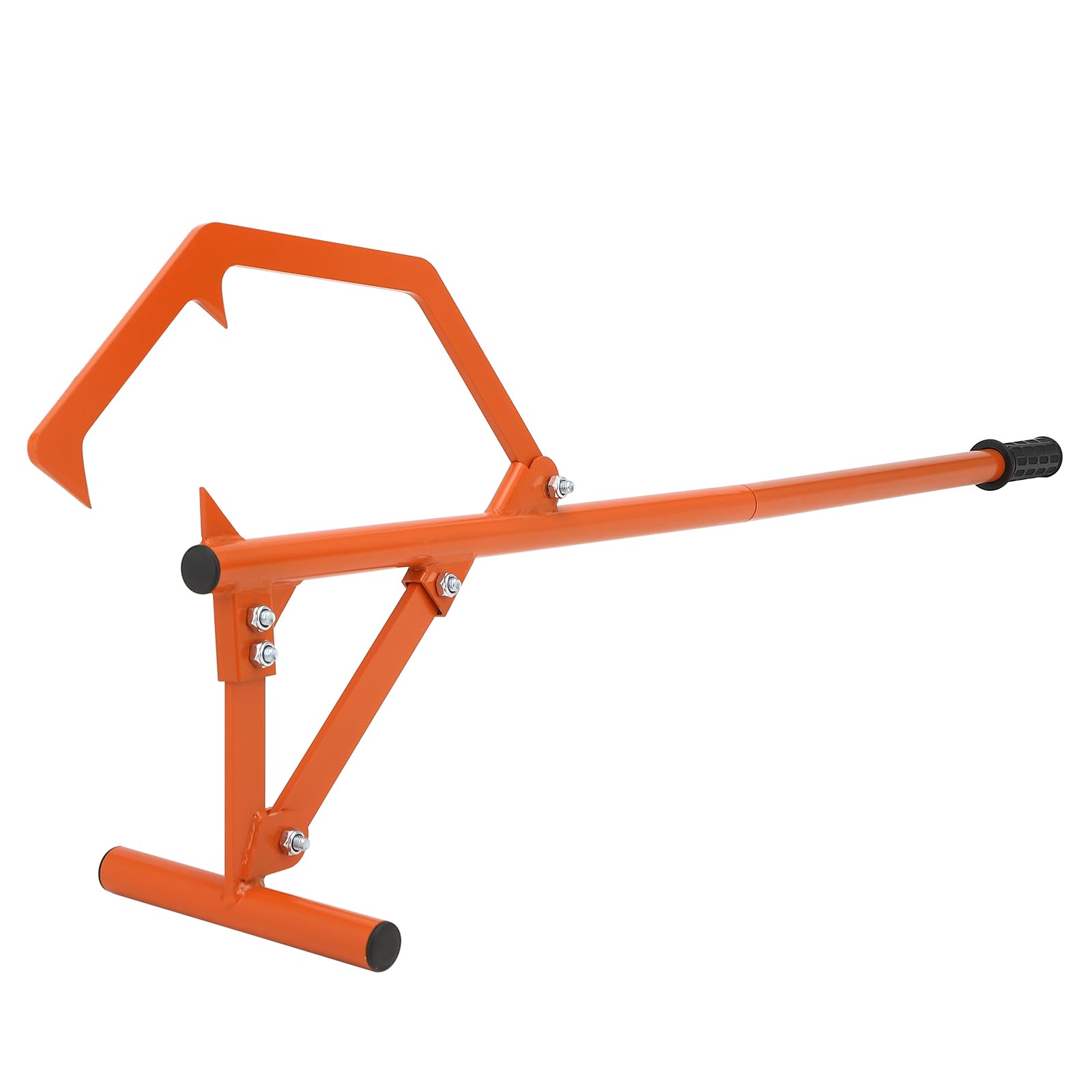 Lève-bûches robuste Garvee, crochet réglable en acier au carbone de 130 cm (51 pouces) pour bûcherons, ouvriers du bâtiment et forestiers. Robuste et portable.