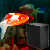 Cubes filtrants Garvee à charbon actif pour aquariums et piscines, structure alvéolaire, neutralisent les odeurs, purifient l'eau, charbon actif, noir