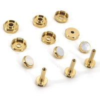 Garvee, ensemble de 12 pistons en laiton pour petite trompette, accessoires portables pour trompette, scène et concert.