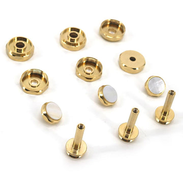 Garvee, ensemble de 12 pistons en laiton pour petite trompette, accessoires portables pour trompette, scène et concert.