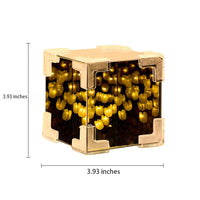 Lampe de nuit Garvee Tulipanowa, lampe de table carrée à motif floral, à faire soi-même, cadeau pour chambre de femme ou de fille.
