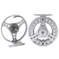 Moulinet de pêche à la mouche Garvee 2+1BB en aluminium CNC, fonctionnement fluide et précis, pour la truite, le brochet et la carpe, couleur argent.