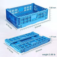 Boîte de rangement Garvee, en plastique transparent, empilable, pour la maison et le bureau, polyvalente et robuste